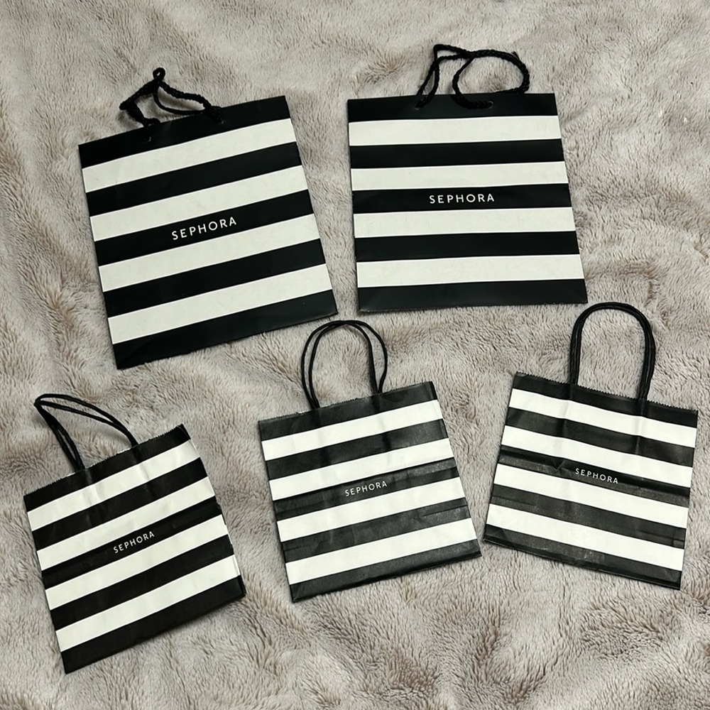 Sephora shopping bags